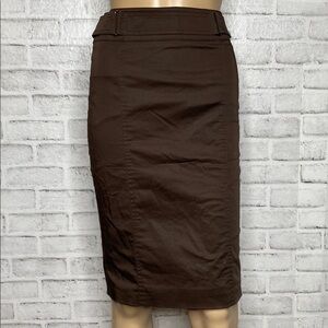 Gucci brown pencil skirt
